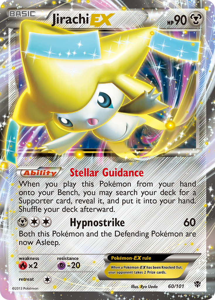 Jirachi EX (60/101) [Black & White: Plasma Blast] | Anubis Games and Hobby
