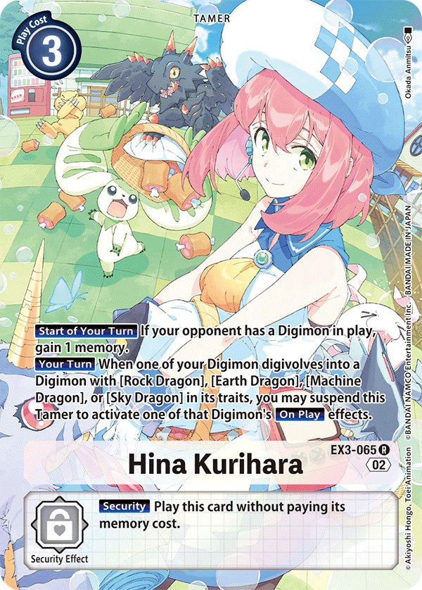 Hina Kurihara [EX3-065] (Alternate Art) [Draconic Roar] | Anubis Games and Hobby