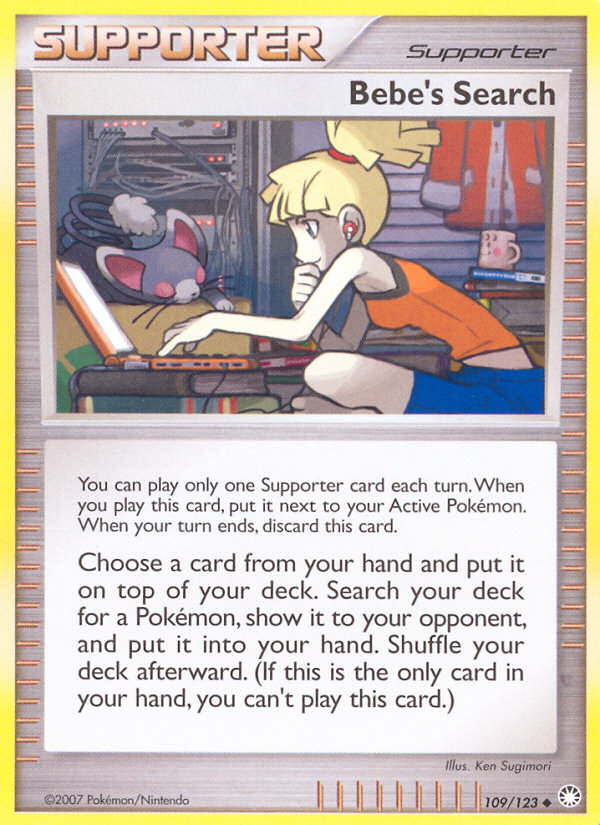 Bebe's Search (109/123) [Diamond & Pearl: Mysterious Treasures] | Anubis Games and Hobby