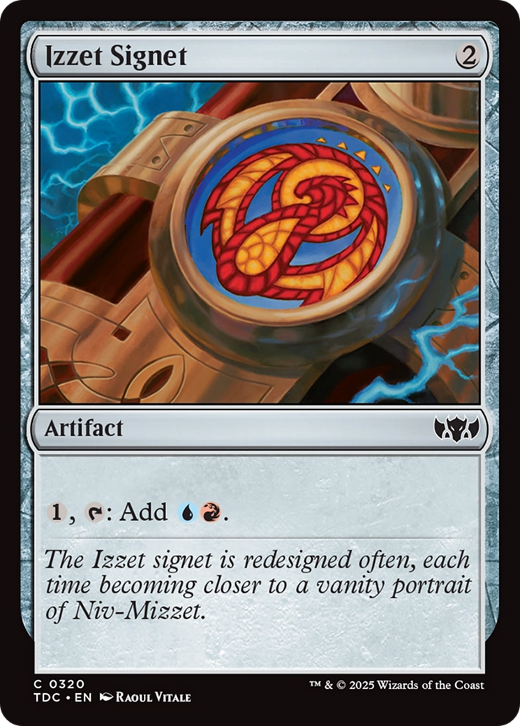 Izzet Signet [Tarkir: Dragonstorm Commander] | Anubis Games and Hobby