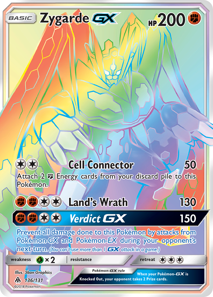 Zygarde GX (136/131) [Sun & Moon: Forbidden Light] | Anubis Games and Hobby