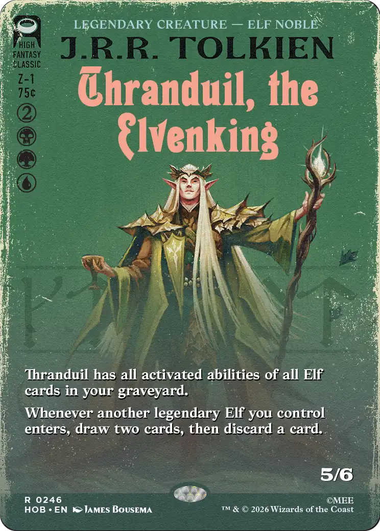 Thranduil, the Elvenking (Borderless) [The Hobbit] | Anubis Games and Hobby