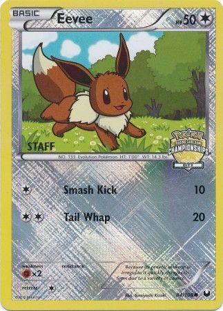 Eevee (84/108) (City Championship Staff) [League & Championship Cards] | Anubis Games and Hobby
