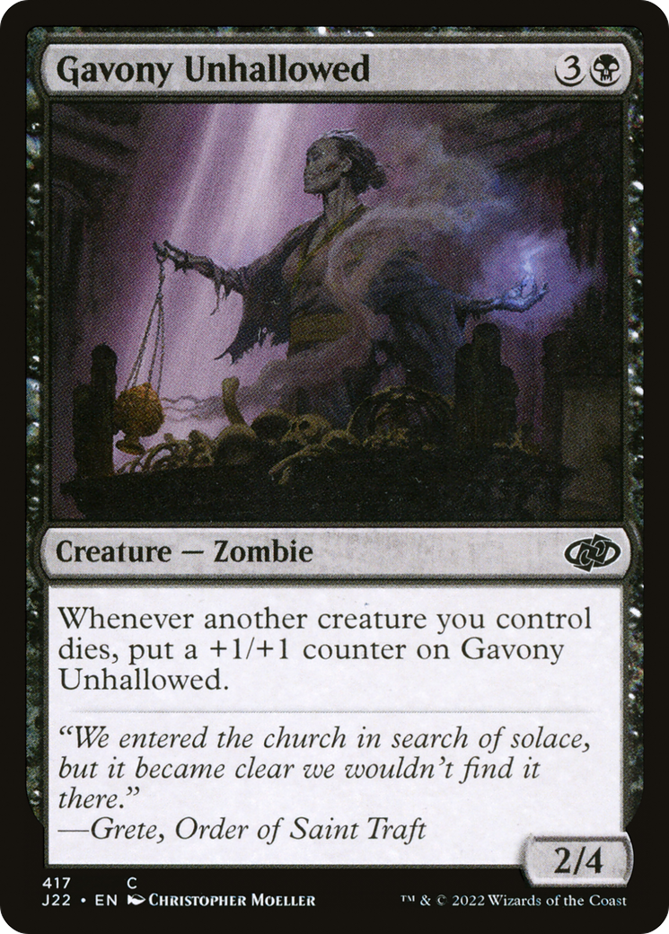 Gavony Unhallowed [Jumpstart 2022] | Anubis Games and Hobby
