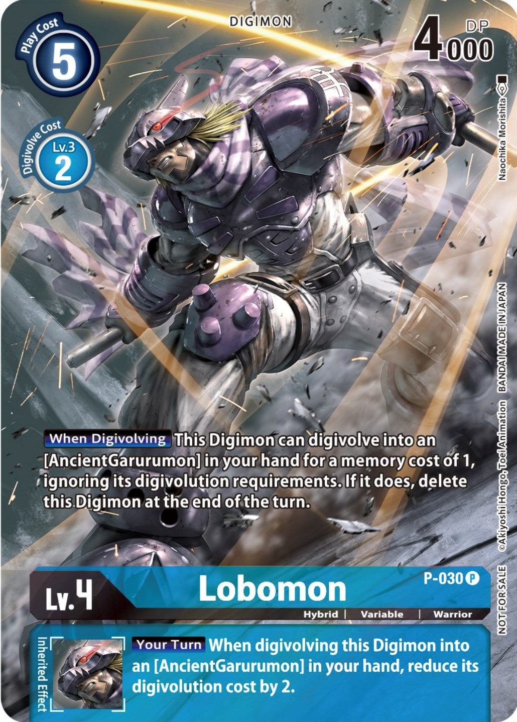 Lobomon [P-030] (2nd Anniversary Frontier Card) [Promotional Cards] | Anubis Games and Hobby