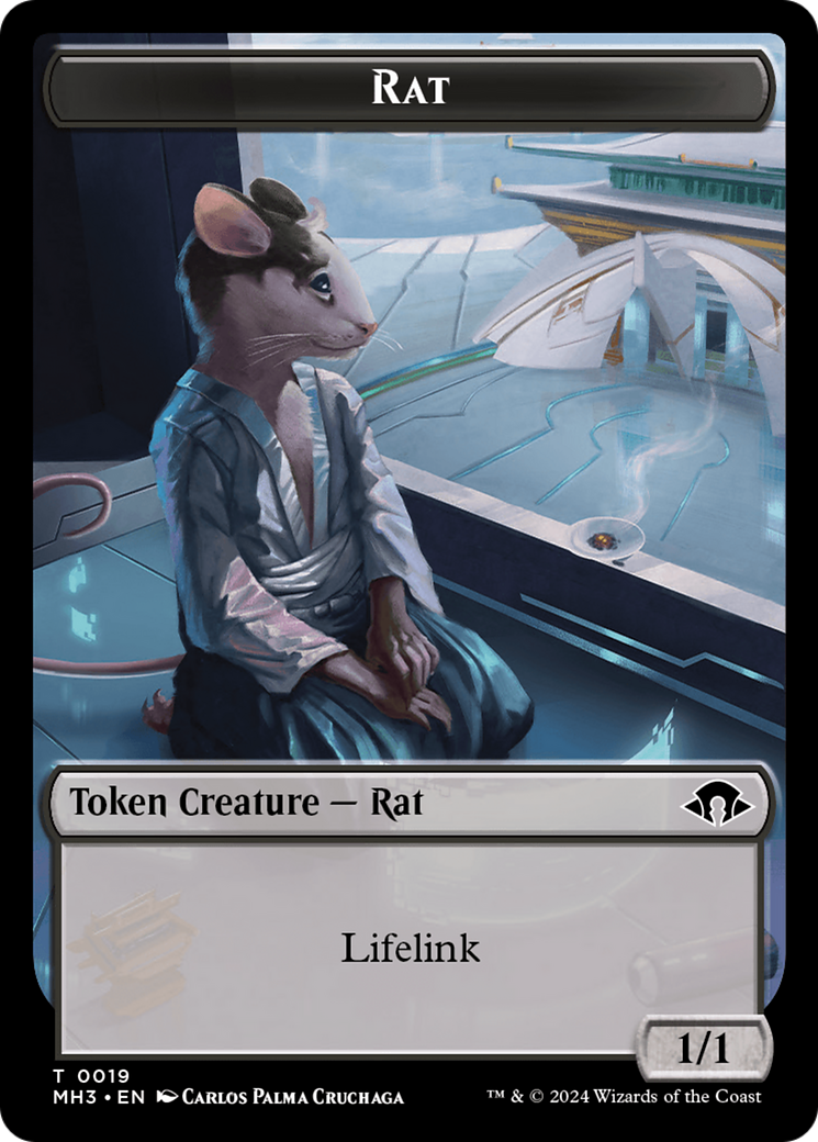 Phyrexian Germ // Rat Double-Sided Token [Modern Horizons 3 Tokens] | Anubis Games and Hobby