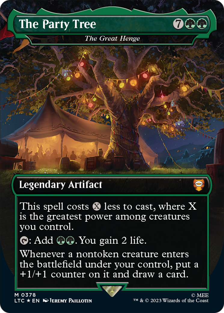 The Party Tree - The Great Henge (Surge Foil Realms and Relics) [The Lord of the Rings: Tales of Middle-Earth Commander] | Anubis Games and Hobby