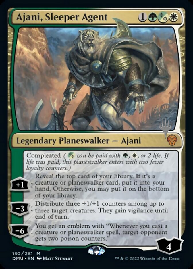 Ajani, Sleeper Agent (Promo Pack) [Dominaria United Promos] | Anubis Games and Hobby