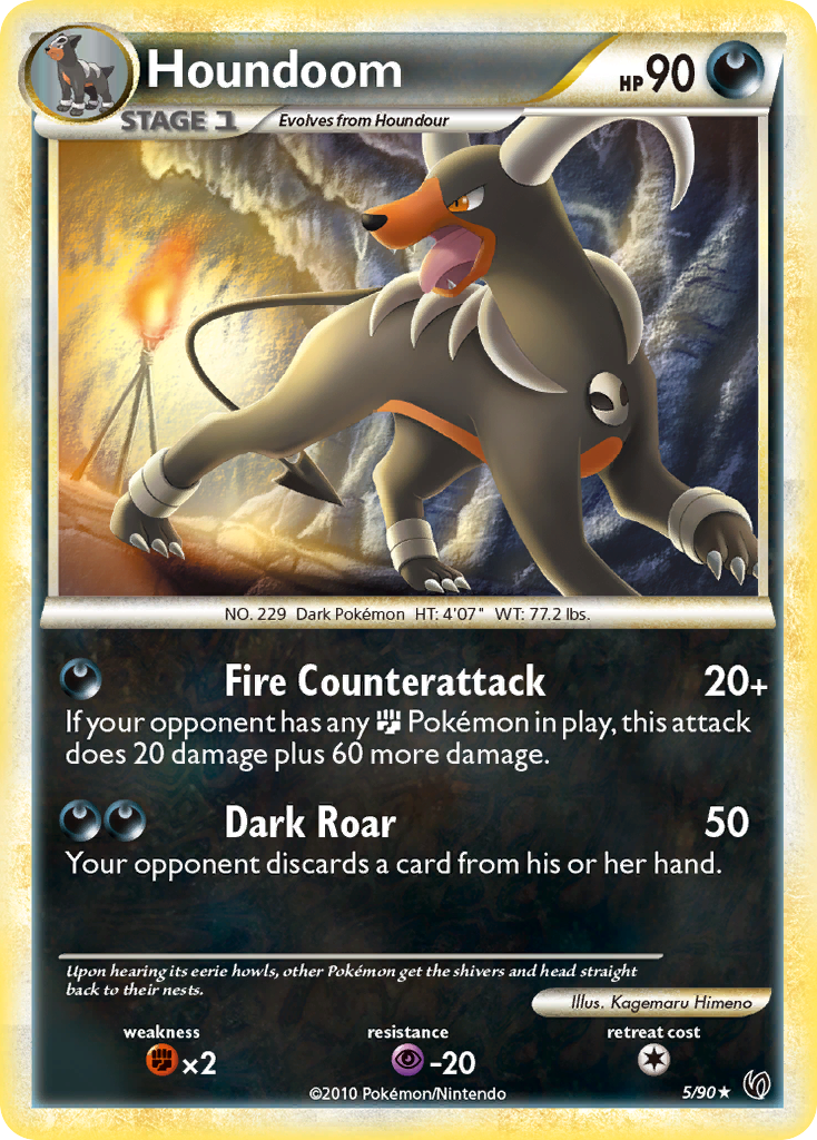 Houndoom (5/90) [HeartGold & SoulSilver: Undaunted] | Anubis Games and Hobby