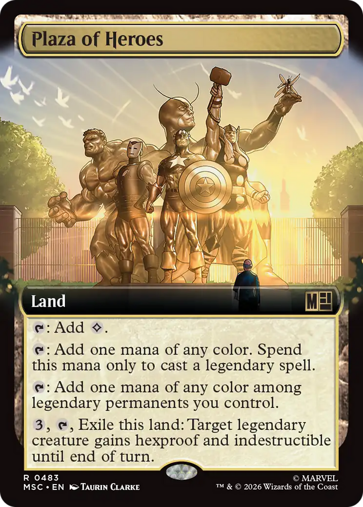 Plaza of Heroes (Extended Art) [Marvel Super Heroes Commander] | Anubis Games and Hobby