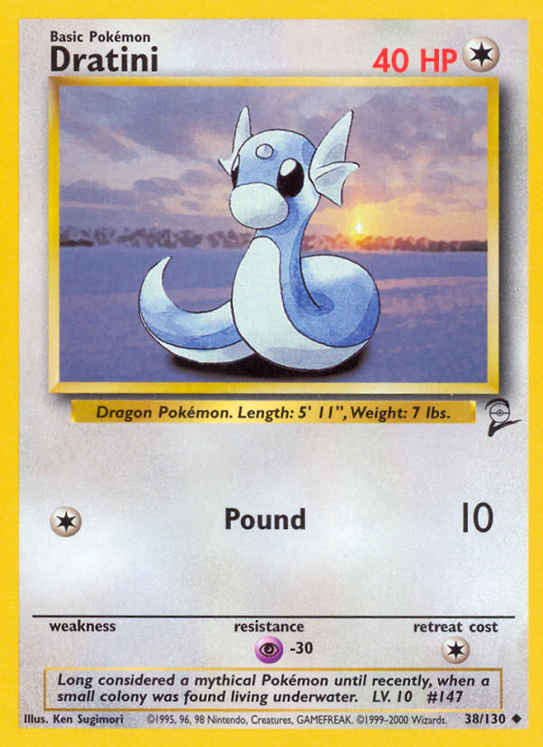 Dratini (38/130) [Base Set 2] | Anubis Games and Hobby