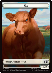 Ox (007) // Construct (014) Double-Sided Token [Marvel Super Heroes Commander Tokens] | Anubis Games and Hobby