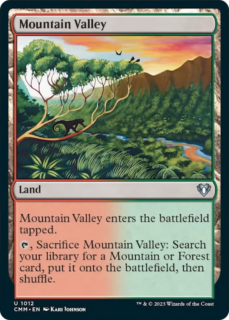 Mountain Valley [Commander Masters] | Anubis Games and Hobby