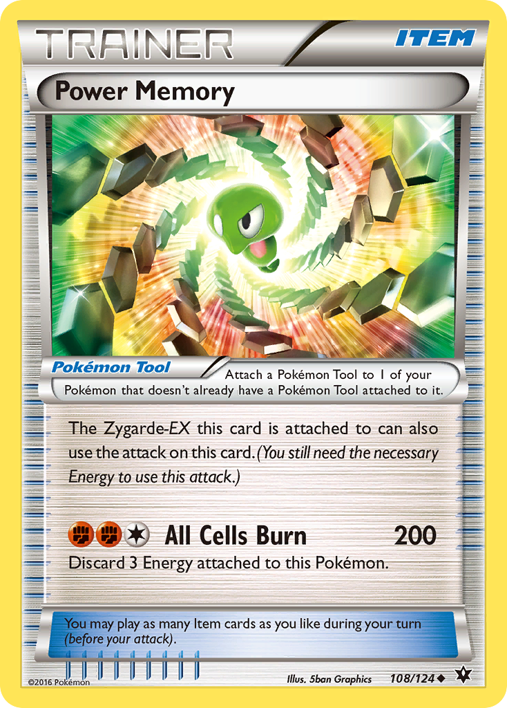 Power Memory (108/124) [XY: Fates Collide] | Anubis Games and Hobby