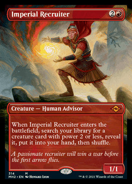 Imperial Recruiter (Borderless Alternate Art) [Modern Horizons 2] | Anubis Games and Hobby