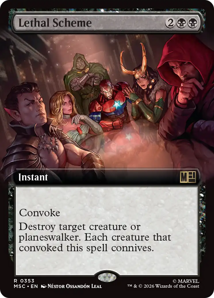 Lethal Scheme (Extended Art) [Marvel Super Heroes Commander] | Anubis Games and Hobby