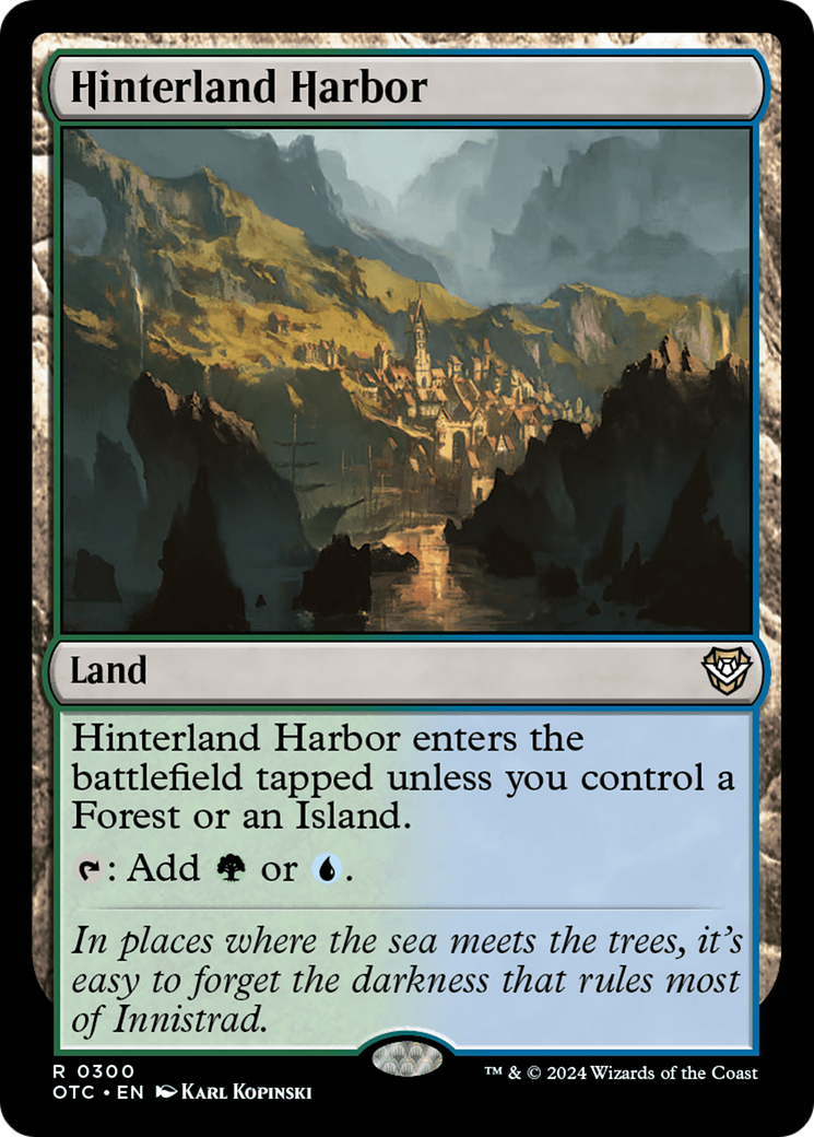 Hinterland Harbor [Outlaws of Thunder Junction Commander] | Anubis Games and Hobby