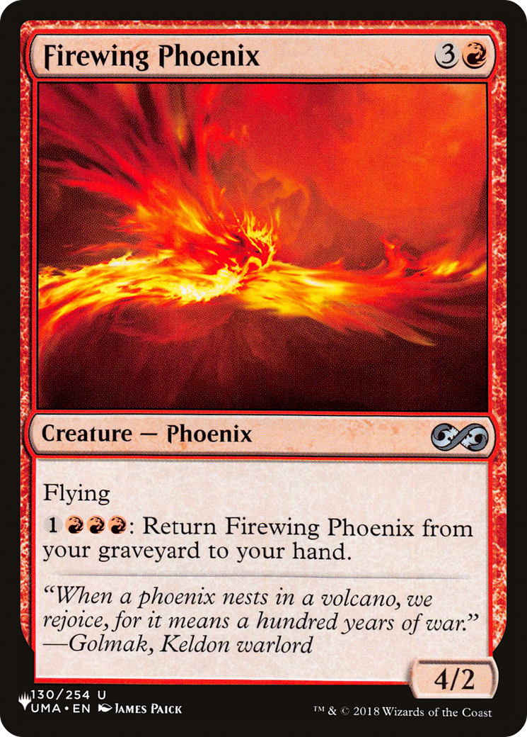 Firewing Phoenix [The List Reprints] | Anubis Games and Hobby