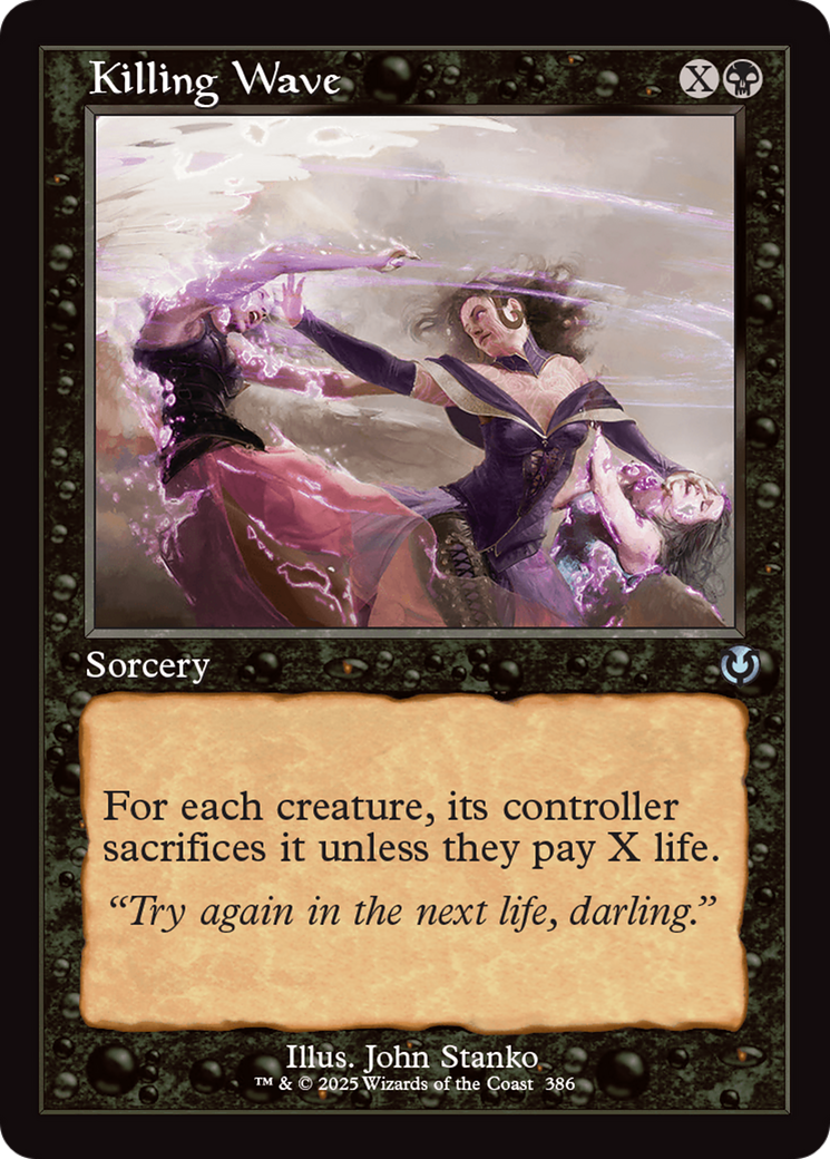 Killing Wave (Retro Frame) [Innistrad Remastered] | Anubis Games and Hobby