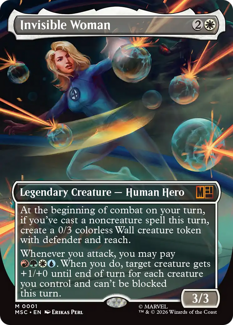 Invisible Woman (Borderless) [Marvel Super Heroes Commander] | Anubis Games and Hobby