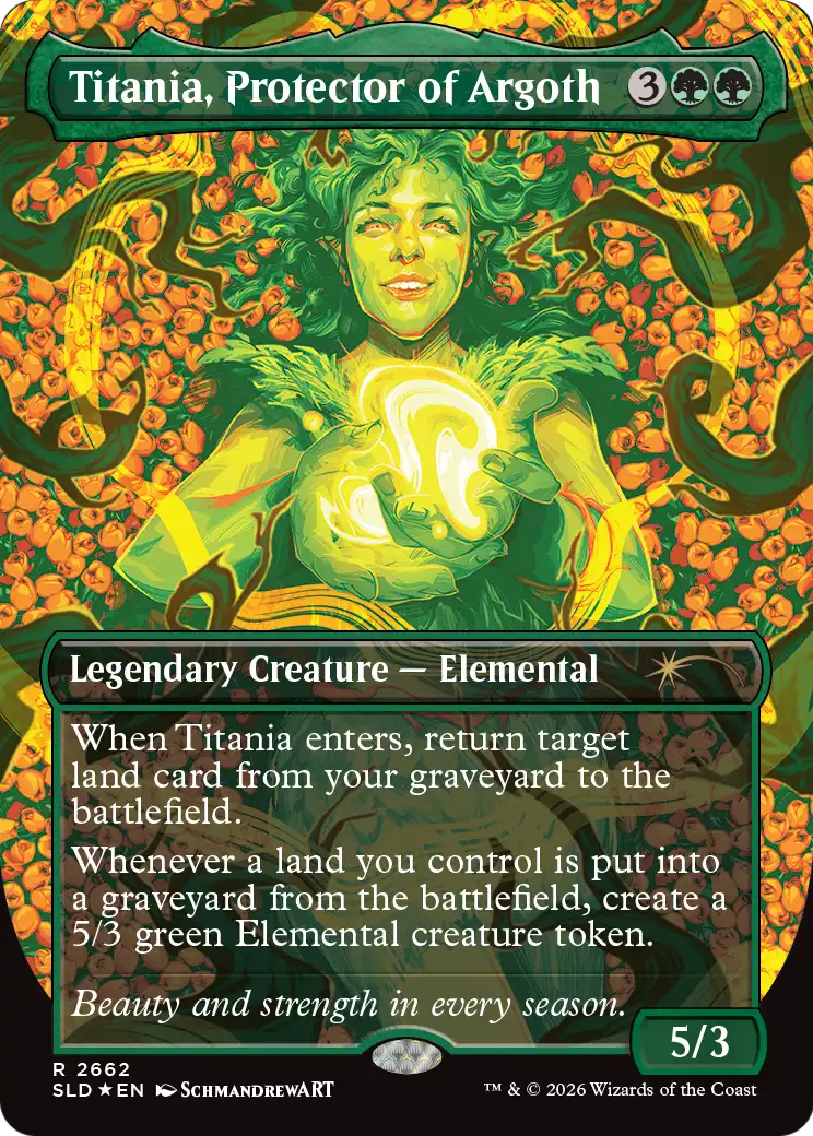 Titania, Protector of Argoth [Secret Lair Drop Series] | Anubis Games and Hobby