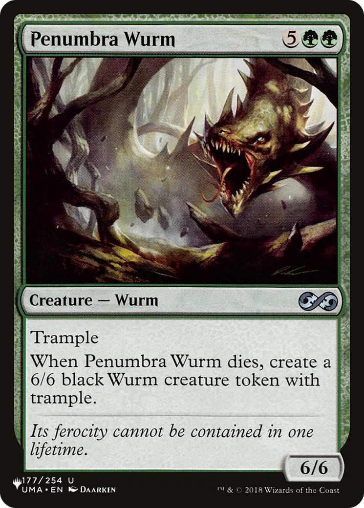 Penumbra Wurm [The List Reprints] | Anubis Games and Hobby