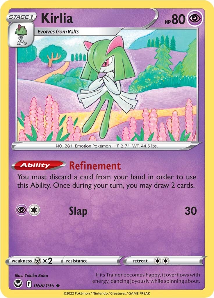 Kirlia (068/195) [Sword & Shield: Silver Tempest] | Anubis Games and Hobby