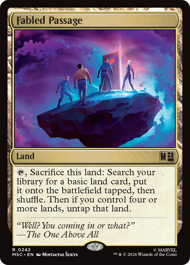 Fabled Passage (Surge Foil) [Marvel Super Heroes Commander] | Anubis Games and Hobby