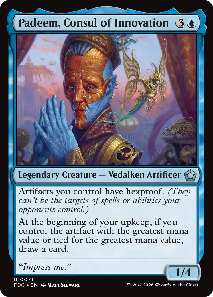 Padeem, Consul of Innovation [Foundations Commander] | Anubis Games and Hobby