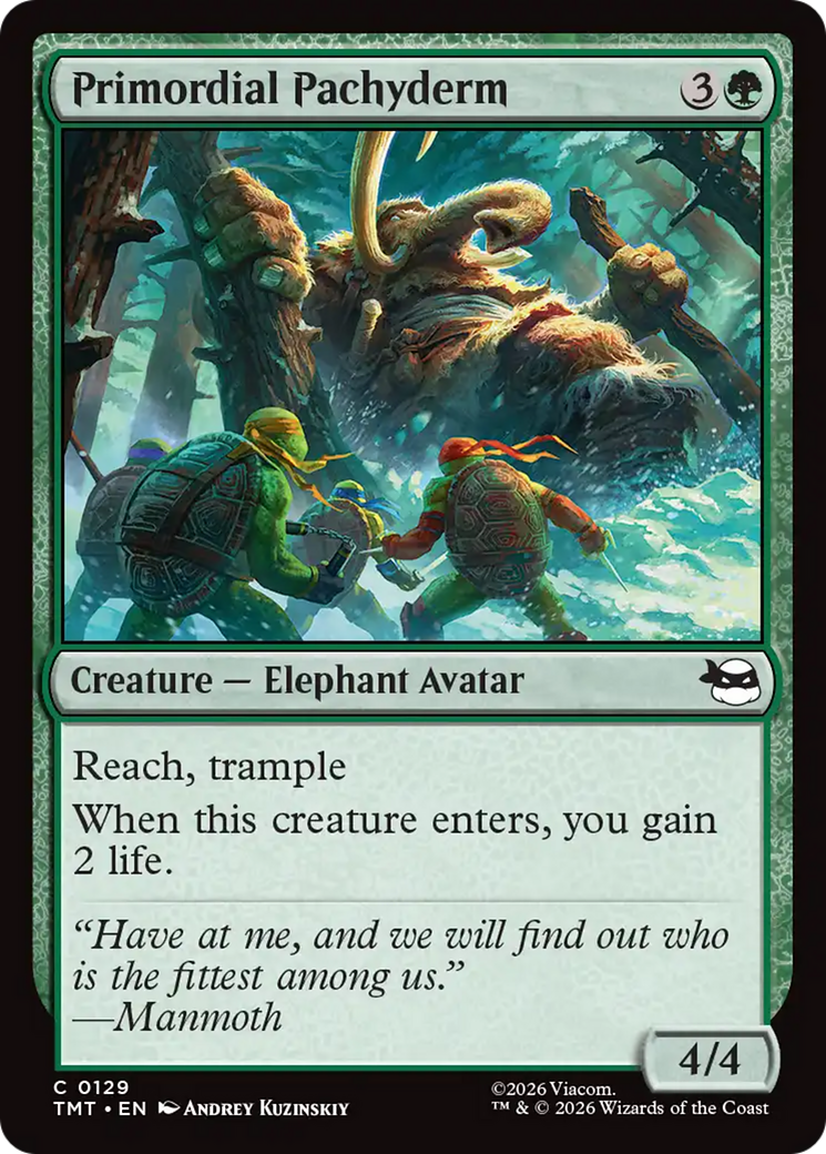Primordial Pachyderm [Teenage Mutant Ninja Turtles] | Anubis Games and Hobby