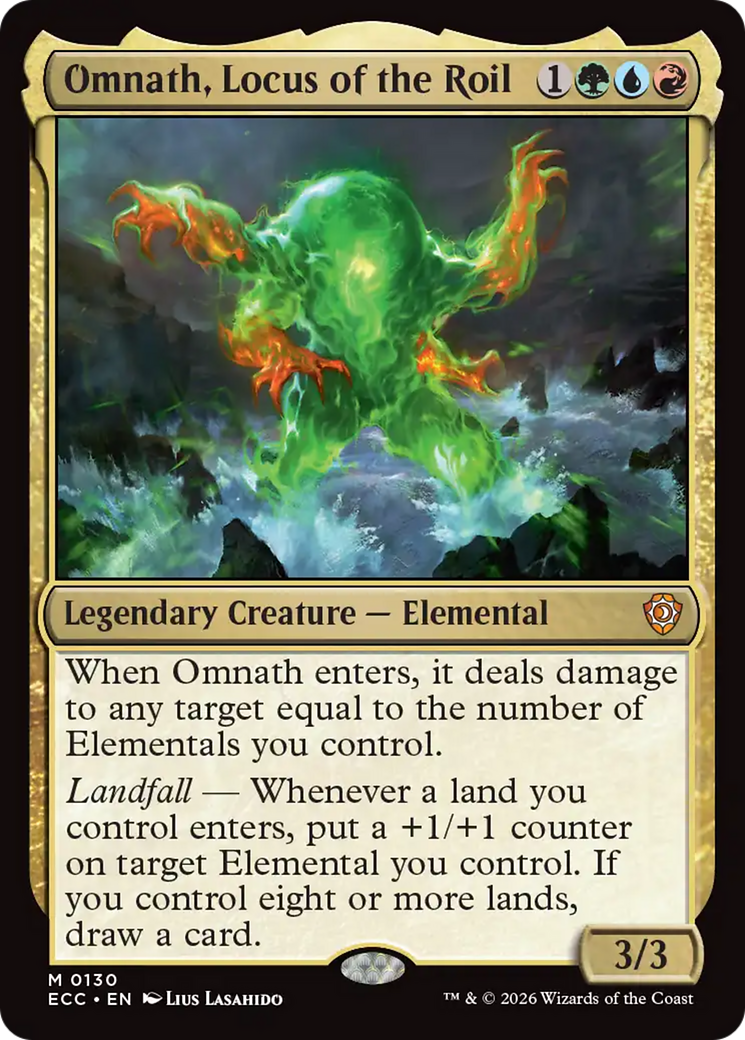Omnath, Locus of the Roil [Lorwyn Eclipsed Commander] | Anubis Games and Hobby