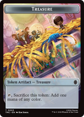 Treasure // Ninja Double-Sided Token [Teenage Mutant Ninja Turtles Commander Tokens] | Anubis Games and Hobby