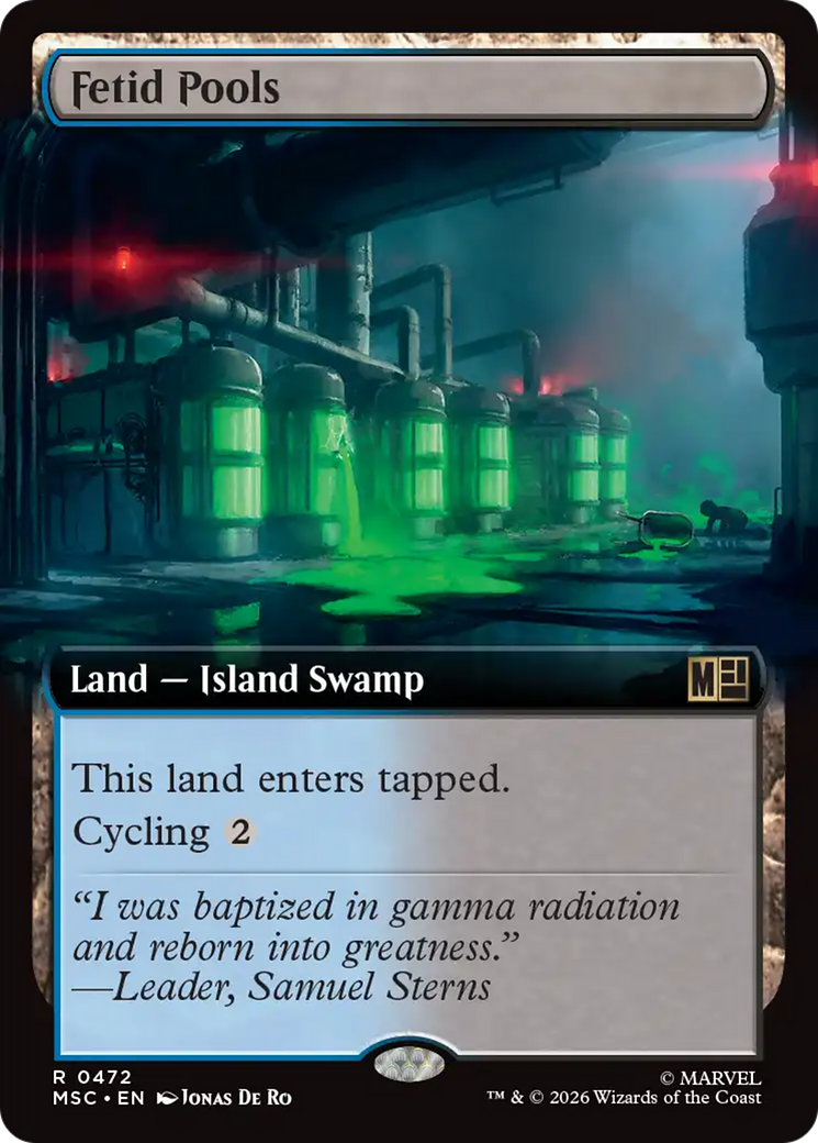 Fetid Pools (Extended Art) [Marvel Super Heroes Commander] | Anubis Games and Hobby