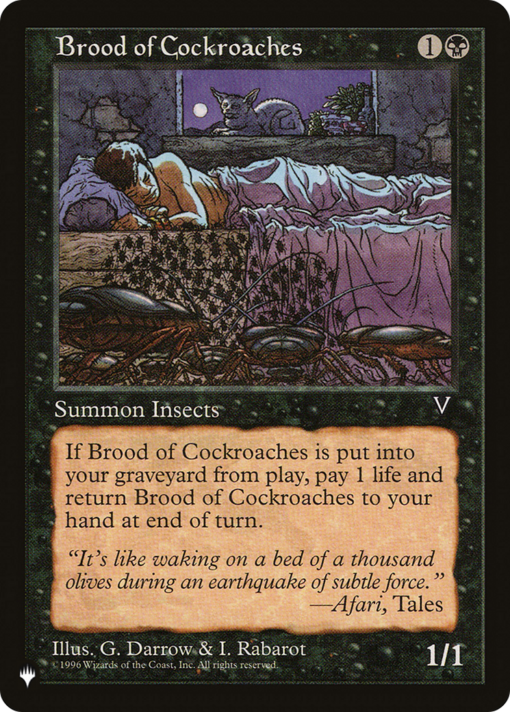 Brood of Cockroaches [The List Reprints] | Anubis Games and Hobby