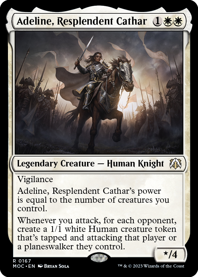 Adeline, Resplendent Cathar [March of the Machine Commander] | Anubis Games and Hobby