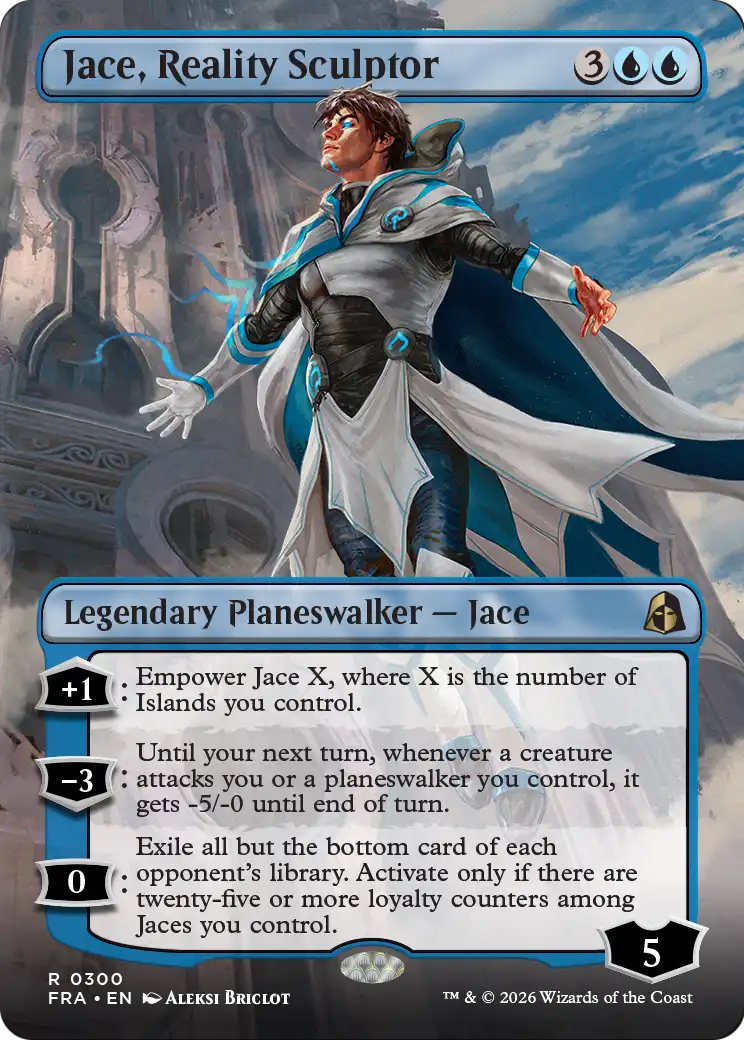 Jace, Reality Sculptor (Borderless) [Reality Fracture] | Anubis Games and Hobby