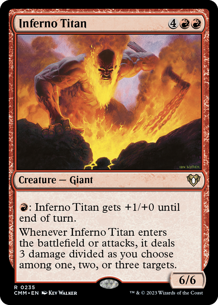 Inferno Titan [Commander Masters] | Anubis Games and Hobby