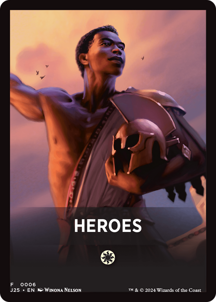 Heroes Theme Card [Foundations Jumpstart Front Cards] | Anubis Games and Hobby