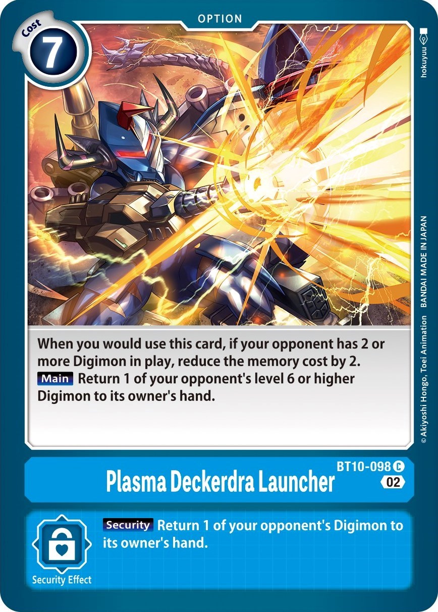 Plasma Deckerdra Launcher [BT10-098] [Xros Encounter] | Anubis Games and Hobby