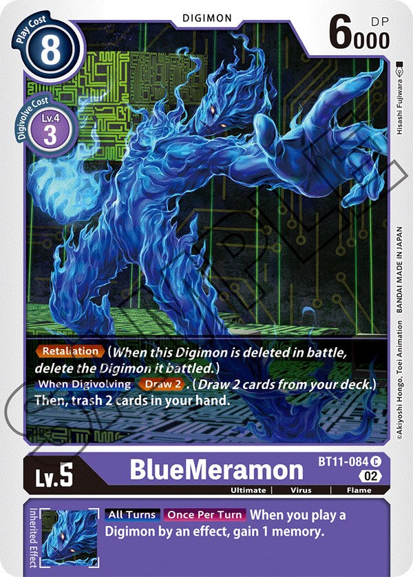 BlueMeramon [BT11-084] [Dimensional Phase] | Anubis Games and Hobby