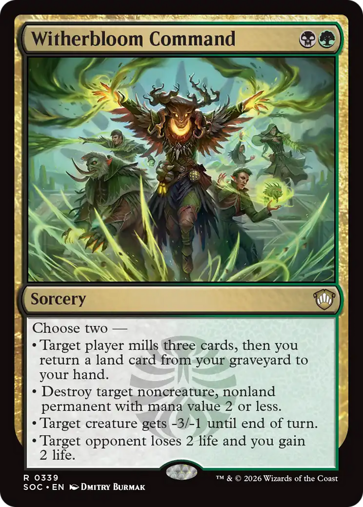 Witherbloom Command [Secrets of Strixhaven Commander] | Anubis Games and Hobby