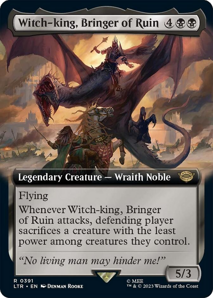 Witch-king, Bringer of Ruin (Extended Alternate Art) [The Lord of the Rings: Tales of Middle-Earth] | Anubis Games and Hobby