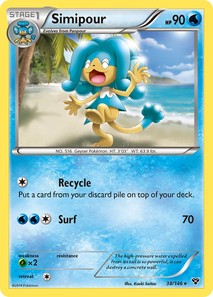 Simipour (38/146) [XY: Base Set] | Anubis Games and Hobby