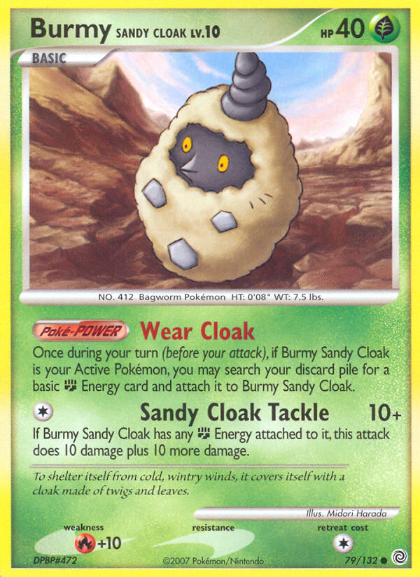 Burmy Sandy Cloak (79/132) [Diamond & Pearl: Secret Wonders] | Anubis Games and Hobby