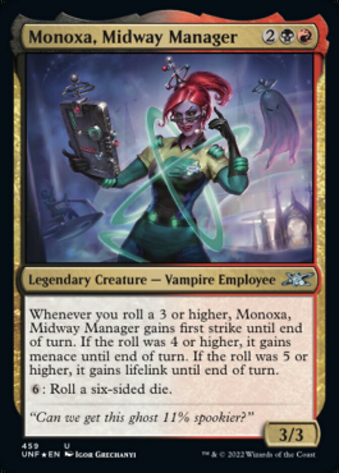 Monoxa, Midway Manager (Galaxy Foil) [Unfinity] | Anubis Games and Hobby