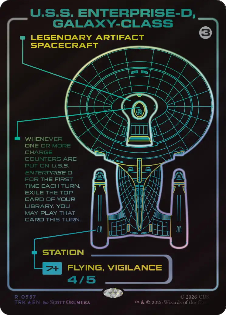 U.S.S. Enterprise-D, Galaxy-Class (Showcase) [Star Trek] | Anubis Games and Hobby