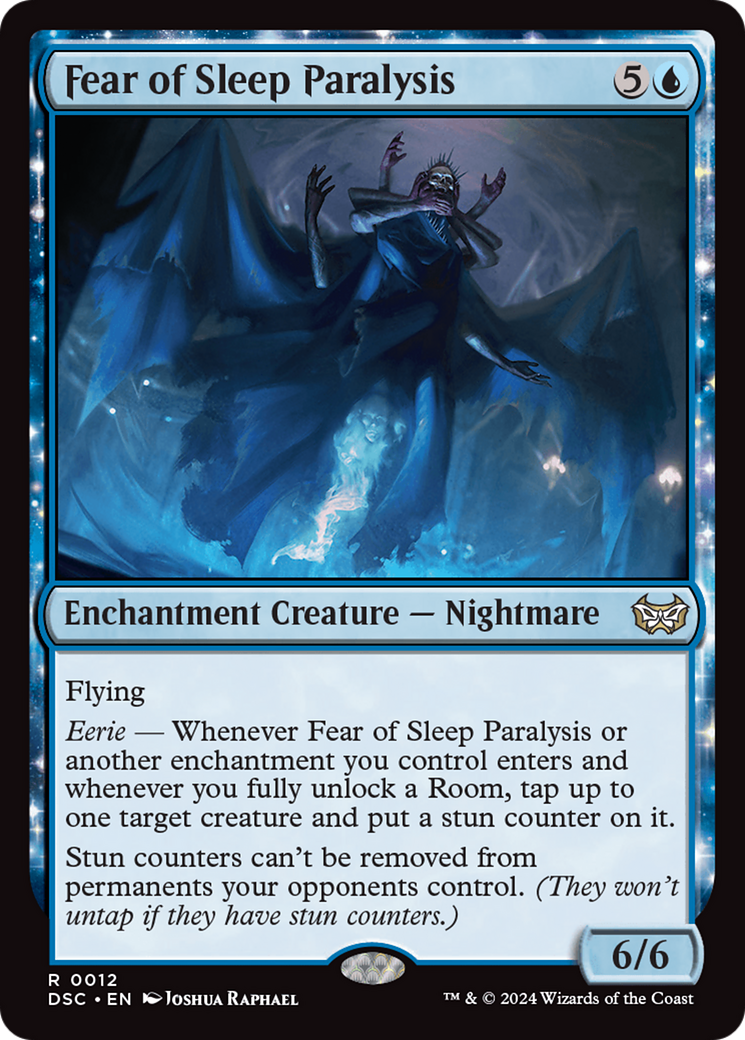 Fear of Sleep Paralysis [Duskmourn: House of Horror Commander] | Anubis Games and Hobby