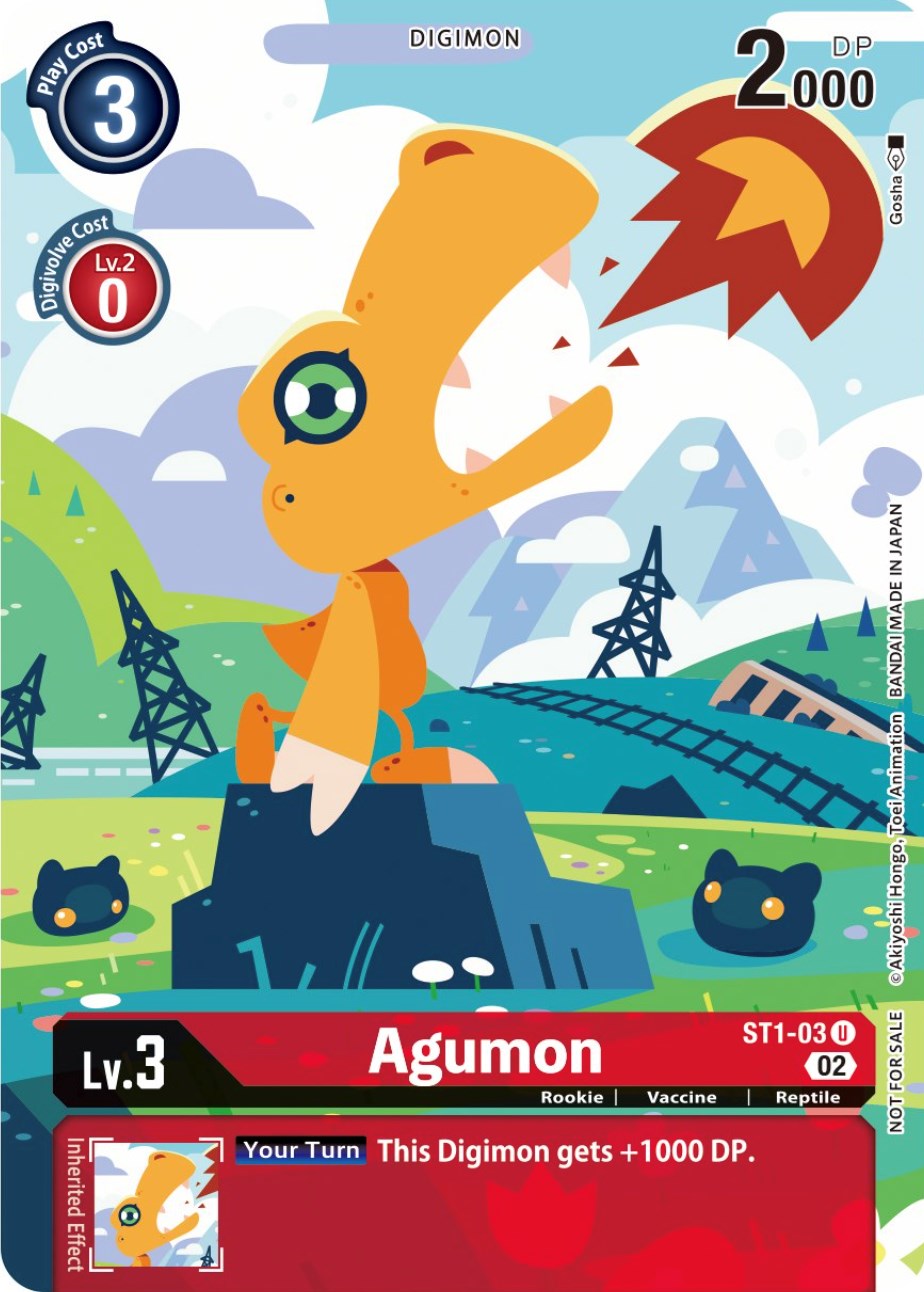 Agumon [ST1-03] (Box Topper) [Dimensional Phase] | Anubis Games and Hobby