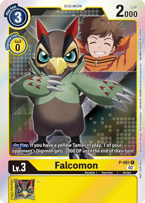 Falcomon [P-081] (Digimon Survive Anime Expo 2022) [Promotional Cards] | Anubis Games and Hobby