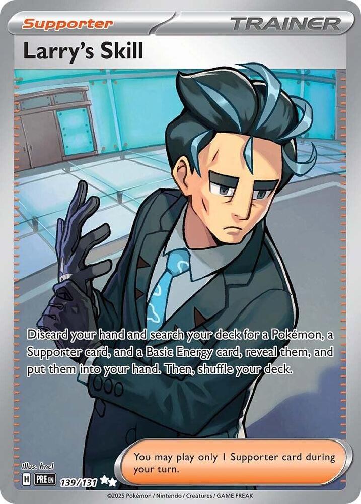 Larry's Skill (139/131) [Scarlet & Violet: Prismatic Evolutions] | Anubis Games and Hobby